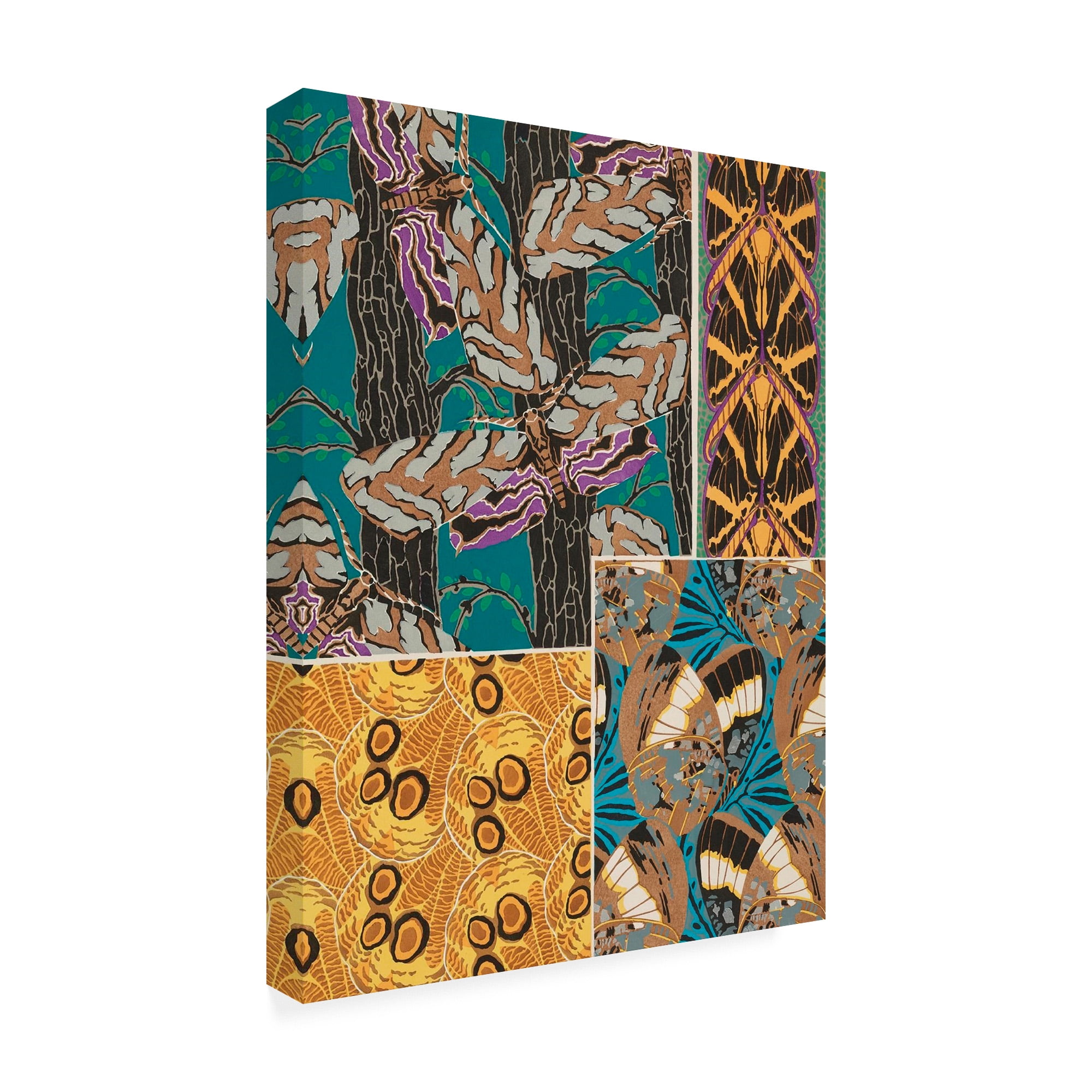 Trademark Fine Art 'Decorative Butterflies I' Canvas Art by Eugene Seguy