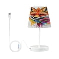 thumbnail image 7 of Table Lamp Medium 7.9x11.8 Inches Table Lamps Night Light Tools & Home Improvement Bedroom Lamp Guest Room Lamp Study Lamp Office Lamp Cool Color Fox, 7 of 7