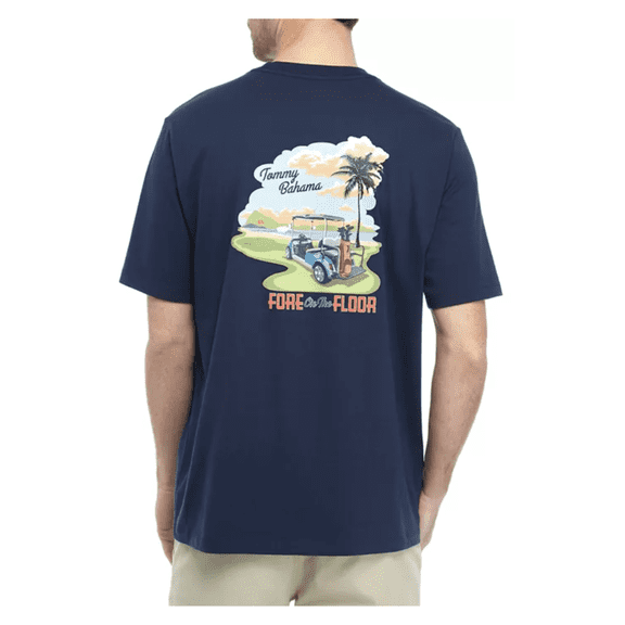 Tommy Bahama® Men's Short Sleeve Fore on the Floor Graphic T-Shirt,S