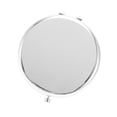thumbnail image 4 of Unique Bargains 1 Pc Women Simple Circle Makeup Mirror for Travel Vacation Silver Tone, 4 of 5