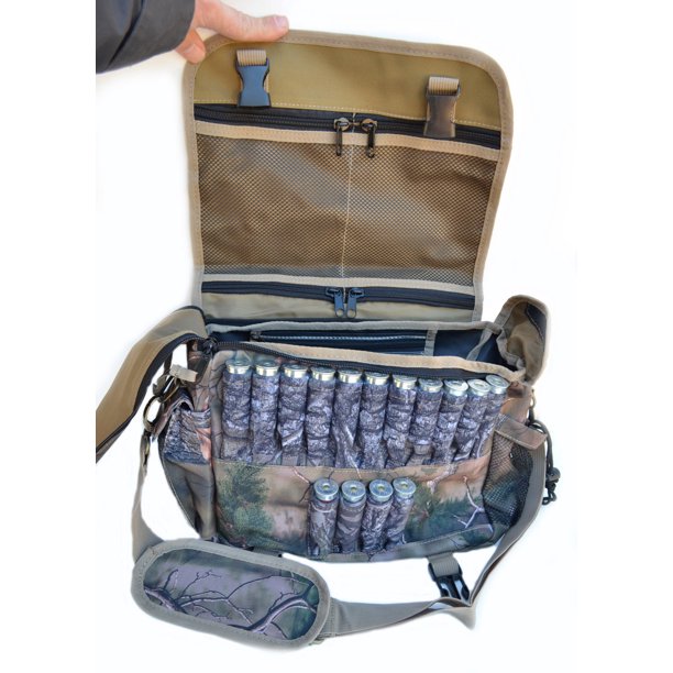 Duck Hunting Shell Carrier Range Bag Sachel Real Camouflage PINE WOODS CAMO