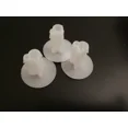 thumbnail image 2 of Feed Through Bushing Grommet Wall Plate For Coaxial Speaker Cable Wires 3 Pack, 2 of 5