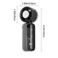 thumbnail image 3 of Abs Plastic Handheld Fan, Portable Cooling Device With Foldable Ice Pack Feature, for Travel and Outdoor Use, Black, 3 of 6