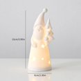 thumbnail image 3 of White Ceramic Table Lamp with Star Cutout Design, for Bedroom and Living Room Night Light Lamp Christmas Decoration, 3 of 5