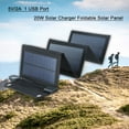 thumbnail image 2 of 20W Solar Charger Foldable Solar Panel with USB Ports Waterproof Camping Travel Compatible for iPhone, 2 of 8