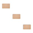 thumbnail image 4 of Maytalsory Quick-drying Bathroom Rugs Exquisite Crafted For Easy Cleaning Toilet Rugs Bath Mat Carpets Camel 3PCS, 4 of 6
