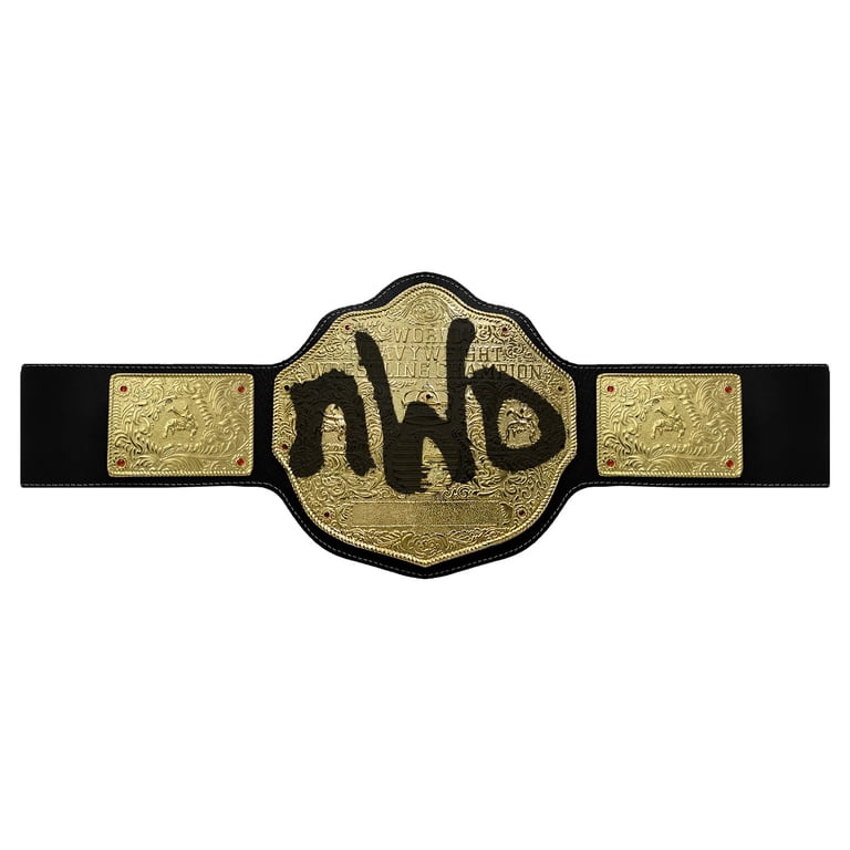NWO Spray Big Gold Replica Title Belt 4MM Diecast - Great Gift To