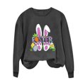 thumbnail image 2 of EGNMCR Easter T-Shirts Imprimés pour Femmes T-Shirts Graphiques pour Femmes Chemises pour Femmes T-Shirts à Col Rond pour Femmes Haut à Manches Longues Imprimé Easter Chandails T-Shirts pour Femmes, 2 of 5