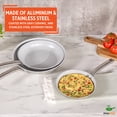 thumbnail image 3 of IMUSA Induction Compatible Aluminum 2-ply Fry Pan Set of 3, 3 of 7