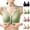 Beige, variant on Jelly Bra for Women Fashion Floral Embroidered Front Closure Bra No Underwire Breathable Comfort Wireless Bralette Underwear Daily Wear Summer (Pink M)