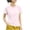 Pink, variant on Women's Crewneck Workout T Shirt Lightweight Quick Dry Short Sleeve Loose Tunic Top Casual Yoga Running Hiking Activewear Tee Purple
