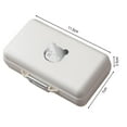 thumbnail image 6 of Tnobhg Pill Box Portable Travel Pill Organizer Compact Pill Holder Box with 7 Compartments for Home Outdoor, 6 of 8