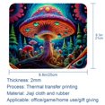 thumbnail image 5 of FeBohao Funny Mouse Pad Mat for Laptop Jiaji Cloth Washable Non Scratch Soft Custom Thin Abstract Office Accessory Women Chic Colorful Vintage Must Girl Boy Organizers Mushroom, 5 of 6