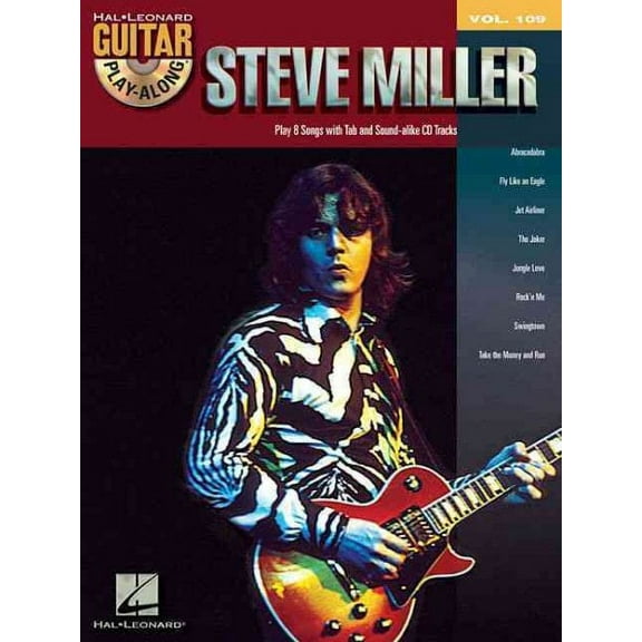 Steve Miller - Guitar Play-Along Bolume 109 (Book/Online Audio) (Paperback)