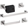 thumbnail image 1 of Turs Juego De Accesorios De Baño De 5 Piezas, Juego De Barra Para Toallas De Níquel Cepillado, Juegos De Soportes Para Toallas De Baño, Soporte Para Toallas De Mano, 2 Ganchos Para Toallas, Acero Inox, 1 of 5