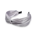 thumbnail image 2 of Bandas para el cabello Sonducket Aro Estilo elegante ancho colores surtidos diadema con nudo torcido Diademas ajustables gris, 2 of 6