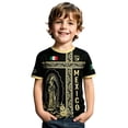 thumbnail image 3 of 2026 New Mexico Soccer Jersey Boys, Printed Mexico National Team Design, Mexican Jersey Soccer T-Shirt, Boys Crew Neck Short Sleeve Match Day Athletic Casual Football Shirt for Kids, 3 of 5