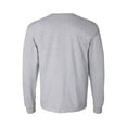 thumbnail image 4 of Gildan - 6 Pack T-Shirt for Men Made with 6 Oz./yd² 90/10 Cotton/Polyester | Sport Grey Long Sleeve Comfortable Tee - S Size, 4 of 5