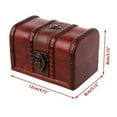 thumbnail image 6 of Grandest Birch Small Jewelry Storage Treasure Rustic Wooden Box Case Vintage Handmade Chest Colonial Style Treasure Container Hand, 6 of 6