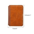 thumbnail image 2 of Uxcell PU Adhesive Phone Wallet On Card Holder RFID Blocking For Smart Phones 4.1" x 3" Dark Brown, 2 of 6