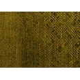 thumbnail image 1 of Ahgly Company Indoor Rectangle Abstract Yellow Modern Area Rugs, 7' x 9', 1 of 4