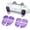 Clear Atomic Purple, variant on PlayVital BLADE 2 Pairs Shoulder Buttons Extension Triggers Game Adjusters for PS Portal Remote Player, Bumper Trigger Extenders for ps5 Edge Controller - Black