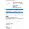 thumbnail image 2 of Engine Coolant Temperature Sensor Connector - Compatible with 1994 - 1996 Chevrolet Beretta 3.1L V6 L82 VIN M - AC Delco, 2 of 2