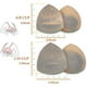 thumbnail image 2 of 5 pares de almohadillas para sujetador, extraíbles, algodón de aire, esponja de espuma, transpirable (3 colores, copa C/d/e)-, 2 of 5