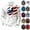 #01 White, variant on Men's 250th Anniversary Polo Shirts Long Sleeve American Flag Print Waffle Fabric Freedom Patriotic Shirts America 250 , #01 White, XL