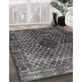 thumbnail image 3 of Ahgly Company Machine Washable Indoor Square Contemporary Grey Gray Area Rugs, 3' Square, 3 of 7