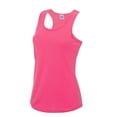 thumbnail image 1 of Just Cool-  Camiseta de tirantes ajustada para mujer (Rosa chicle), 1 of 2