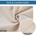 thumbnail image 3 of smiry Fundas de asiento para sillas de comedor Fundas de asiento de silla de comedor de jacquard elástico Juego de 6, café, 3 of 5