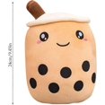 thumbnail image 4 of Peluches de animales de peluche, divertidos muñecos de peluche, muñeco de trapo con forma de té de burbujas, relleno de leche y taza de té de 24 cm, 4 of 5