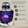 thumbnail image 7 of MUKTIVE Daisy Funeral Urns for Adult Ashes Women - Large Urn for Human Ashes Adult - Purple Memorial Urn for Mom & Dad - 10 Inch Urns for Funeral Grandfather, 7 of 7