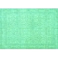 thumbnail image 1 of Ahgly Company Machine Washable Indoor Rectangle Persian Turquoise Blue Traditional Area Rugs, 2' x 3', 1 of 4
