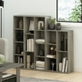 thumbnail image 4 of Furinno Luder 11-Cube Reversible Open Shelf Bookcase, French Oak, 4 of 4