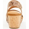 thumbnail image 5 of Very G Women's Casper Tooled Wedge Sandals - VGWS0076 8 M, 5 of 7