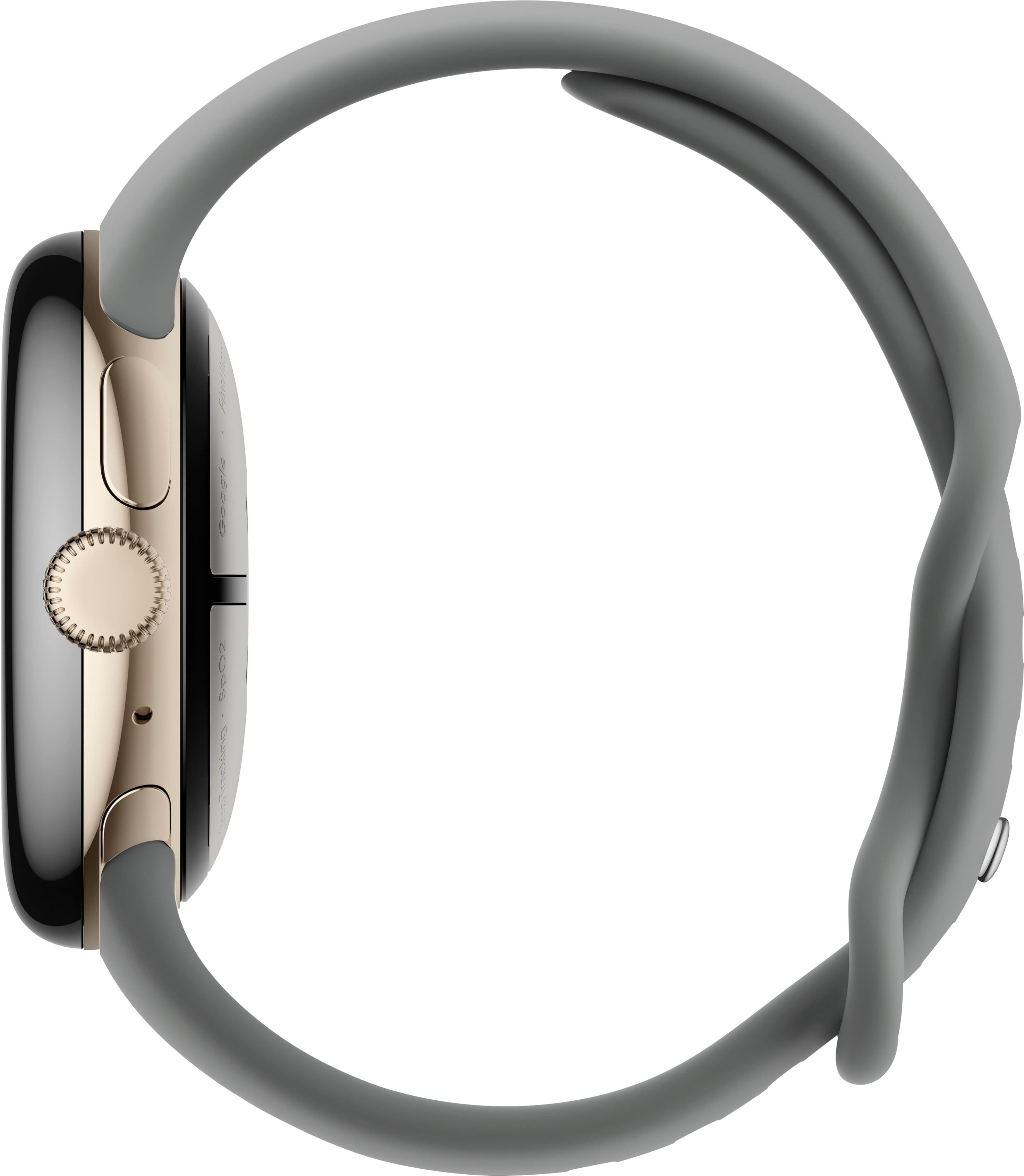 Restored Google Pixel Watch 3 (2024) 41mm GBDU9 (GPS + Cellular) Champagne Gold Aluminum (Refurbished)