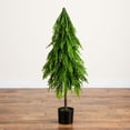 thumbnail image 6 of Nearly Natural 4ft. Artificial Real Touch Down Swept Norfolk Pine Tree with Natural Look, 6 of 6