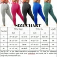 thumbnail image 2 of FITVALEN Women's High Waist Yoga Pants Scrunched Booty Leggings Workout Running Butt Enhance Textured Tights, 2 of 6