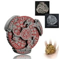 thumbnail image 1 of Shadow Roulette Dice Spinner for DND Dice Set, 7-in-1 Dragon Metallic D&D Dice with Gift Case for Dungeons and Dragon Game, RPG Role Playing Table Game Gifts (Red-Silver), 1 of 5