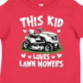 thumbnail image 4 of Inktastic This Kid Loves Lawn Mowers Boys or Girls Toddler T-Shirt, 4 of 5