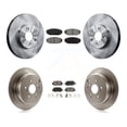 thumbnail image 1 of Transit Auto Front Rear Disc Brake Rotors and Semi-Metallic Pads Kit for Car 2002-2004 Honda Odyssey K8S-101121, 1 of 11