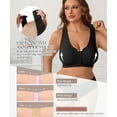 thumbnail image 6 of MINTREUS Women's Plus Size Tie-Front Everyday Bras for Women Wireless Bra Seamless T-Shirt Bra No Underwire Sleep Bra, 6 of 10