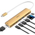 thumbnail image 1 of USB C Hub  Adapter for  Pro/Air, MOKiN 7 in 1 USB C Dongle with , SD/TF Card Reader, USB C Data Port,100W PD, and 2 USB 3.0 Compatible for  Pro/Air,  XPS,  Thinkpad., 1 of 8