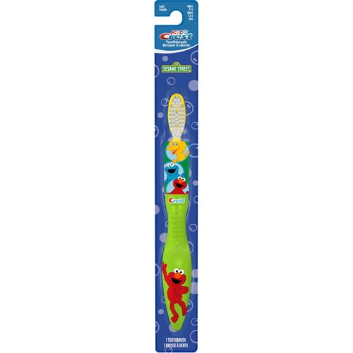 Crest Kid's Sesame Street Manual Toothbrush, Soft (Pack of 2)