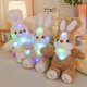 thumbnail image 1 of Juguetes de peluche de conejos con babero, Animal de dibujos animados, muñeca de conejito, Linda almohada de felpa, regalos para el Día de los niños, decoración del hogar para niñas336, 1 of 5