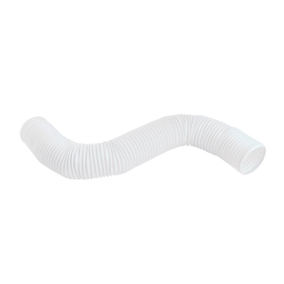 Bewildely Túnel para mascotas, túneles de juego para animales pequeños, tubería de expansión ligera portátil, tubo de entrada de aire para Juguetes Blanco 100*10cm