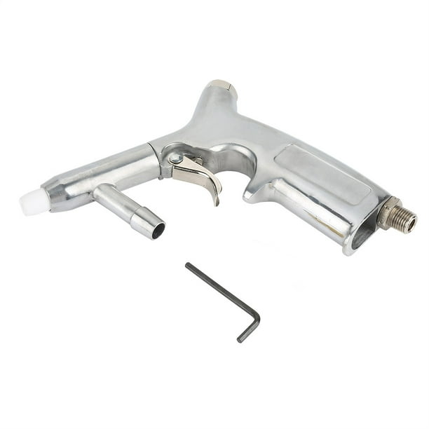 Kit De Pistola De , Kit De Neumática Portátil Con Pistola, Manguera De 15 Pies 50 Lb. Tolva, Regulador De Compresor De Aire Para Limpieza De Metal, Madera