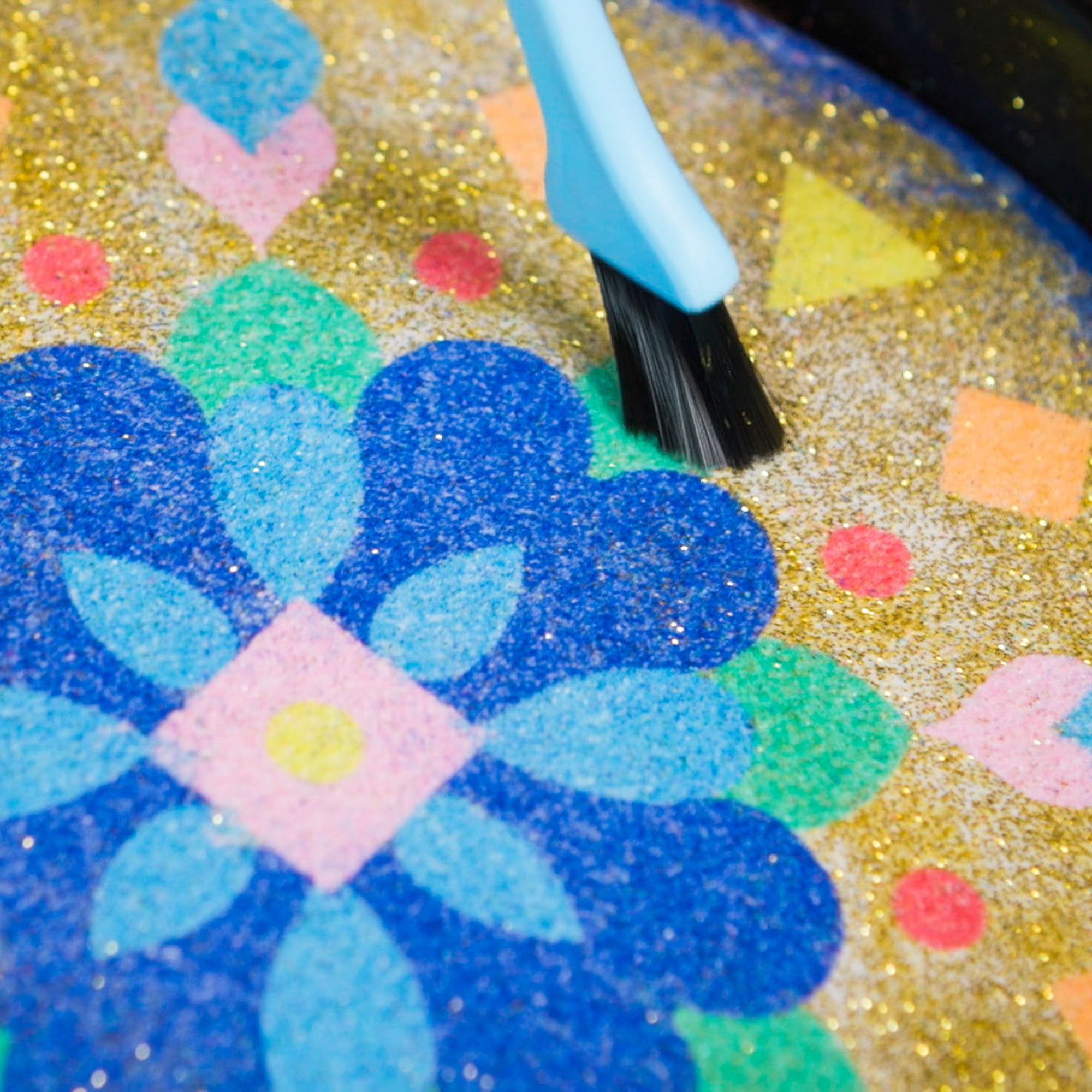 Kulture Khazana: Make Your Own Rangoli Mandala Sand Art Ki - Mess-Free Craft, DIY Glitter Sand Art, India & South Asian Culture Activity, Kids Ages 5+